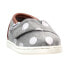 TOMS Alpargata Slip On Toddler Girls Grey Flats Casual 10012587