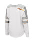 Фото #4 товара Women's White Texas Longhorns Trey Dolman Long Sleeve T-shirt