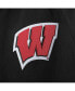 Men's Black Wisconsin Badgers Raglan Game Day Triad Full-Zip Jacket