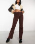 Cotton:On corduroy stretch bootleg jean in brown Коричневый, 32 - фото #2