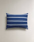 Striped cotton cushion cover x tensira