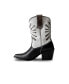 Фото #3 товара Women's Italian Western White Premium Leather Boots Fireworks by