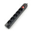 Фото #1 товара Power strip with protection Tracer PowerGuard black - 5 sockets - 1.8m