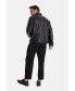 ფოტო #7 პროდუქტის Men's Cruiser Style Genuine Leather Jacket, Black