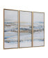 Фото #2 товара Canvas Landscape Framed Wall Art with Gold-Tone Frame Set of 3, 20" x 39"