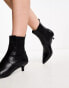 RAID Cedar kitten heeled ankle boot in black