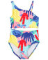 Фото #1 товара Kid 1-Piece Cut-Out Coral Swimsuit 8