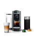 Vertuo Plus Deluxe Coffee and Espresso Machine by De'Longhi, Titan with Aeroccino Milk Frother