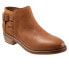 Softwalk Raleigh S2155-206 Womens Brown Leather Ankle & Booties Boots