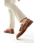 Фото #2 товара Walk London Putney Tassel Loafers In Tan Leather