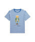 Big Boys Polo Bear Striped Cotton Jersey T-shirt