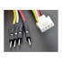Фото #3 товара Grove - a set of 5 wires 4-pin 2mm - male cables 2.54mm/20cm