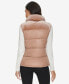 Фото #2 товара Women's Velvet Trim Puffer Vest