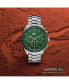 ფოტო #4 პროდუქტის Men's Boston Stainless Steel Bracelet Watch 42mm