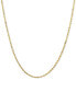 ფოტო #1 პროდუქტის Glitter Rope 24" Chain Necklace (1-7/8mm) in 14k Gold