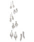 ფოტო #5 პროდუქტის Diamond Cluster Teardrop Earrings in 14k White Gold (1 ct. t.w.)