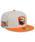 ფოტო #1 პროდუქტის Men's Stone, Orange Denver Broncos 2023 Salute To Service 59FIFTY Fitted Hat