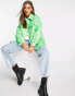 Фото #6 товара ASOS DESIGN nylon shacket in green