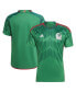 Фото #2 товара Men's Green Mexico National Team 2022/23 Home Blank Replica Jersey