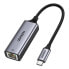 Фото #1 товара Внешняя сетевая карта LAN RJ45 - USB-C 1 Гигабитный Ethernet - серый UGreen