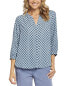 Nydj Pintuck Blouse Women's Xxs