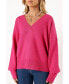 ფოტო #5 პროდუქტის Women's Palmer Vneck Knit Sweater