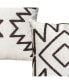 Фото #5 товара 17 X 17 Inch 2 Piece Square Cotton Accent Throw Pillow Set