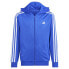 ADIDAS Train Essentials 3 Stripes full zip sweatshirt