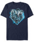 Фото #1 товара Harry Potter Men's Ron Harry Hermione Lightning Trio Short Sleeve T-Shirt