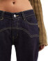 Bolongaro Trevor western detail straight leg jeans in indigo