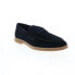 Фото #2 товара Bruno Magli Forteza MB1FORN1 Mens Blue Suede Loafers & Slip Ons Penny Shoes 9.5