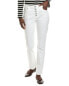 Фото #1 товара Cabi Button Fly White Straight Jean Women's