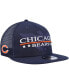 Фото #4 товара Men's Navy Chicago Bears Totem 9FIFTY Snapback Hat