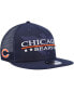 Men's Navy Chicago Bears Totem 9FIFTY Snapback Hat Синий - фото #4