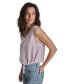 ფოტო #3 პროდუქტის Women's V-Neck Sleeveless Cropped Top