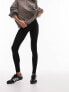 Topshop basic ankle legging in black