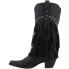 Фото #8 товара Roper Oakley Studded Pointed Toe Cowboy Womens Black Dress Boots 09-021-1556-06