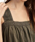 Фото #4 товара Women's Embroidered-Yoke Cotton Sleeveless Tank Top