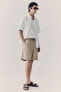 Relaxed Fit Linen-blend Shorts