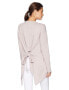 Calvin Klein Performance Women's Long Sleeve Pullover Knit Top Evening Sand S