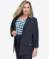 Plus Size Infinite-Stretch Open-Front Jacket