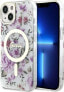 Guess Guess Flower MagSafe - Etui iPhone 14 Plus (Przezroczysty)