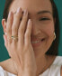 ფოტო #4 პროდუქტის Diamond Textured Bilevel Ring (1/6 ct. t.w.) in Gold Vermeil, Created for Macy's