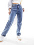 Фото #3 товара Tommy Jeans Julie high rise straight leg jeans in mid wash