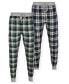 Men's 2pk Flannel Jogger Pajama Pants