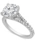 ფოტო #1 პროდუქტის Certified Lab Grown Diamond Split Shank Engagement Ring (3-3/8 ct. t.w.) in 14k Gold