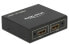 Delock 87701 - HDMI - 2x HDMI - Black - Metal - 340 MHz - 1 m