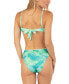 Juniors' Color Wash Cutout One-Piece Swimsuit