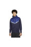Фото #1 товара Sportswear Repeat Graphic Full-zip Hoodie Erkek Sweatshirt - Lacivert