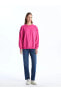 Фото #2 товара Bisiklet Yaka Oversize Kadın Sweatshirt